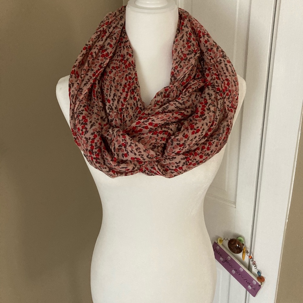 Pink Gap Infinity Scarf